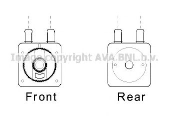 AVA QUALITY COOLING cn3287 -  Масляный радиатор, автоматическая коробка передач